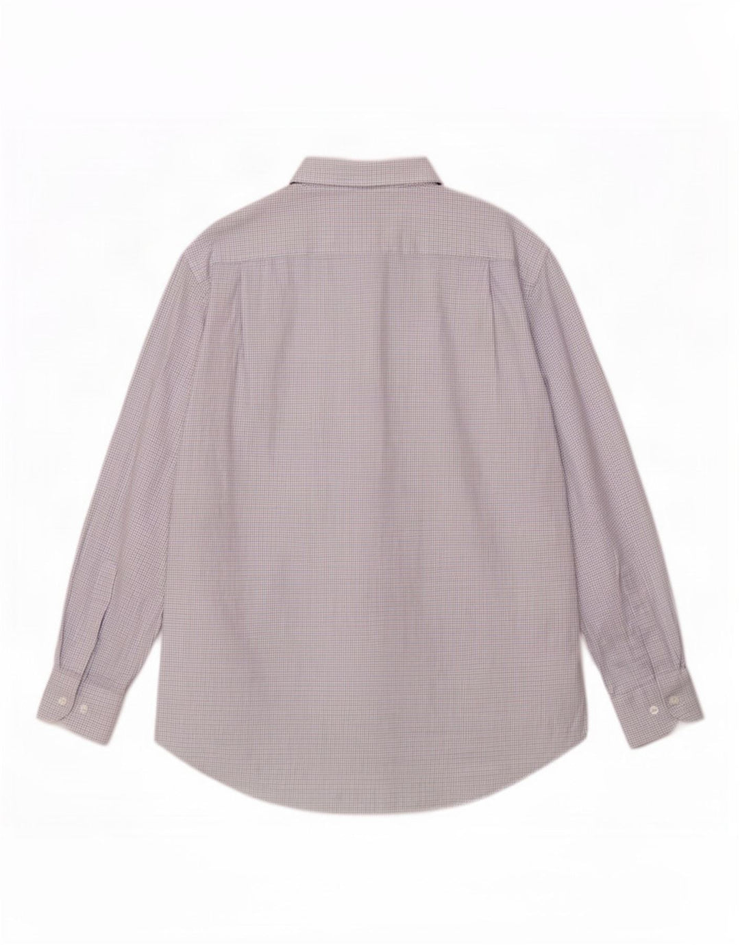 Hugo Boss Herrenhemd Größe 41 15 mittelblau karierte Baumwolle