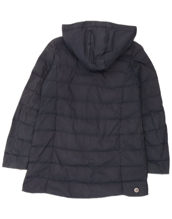Colmar Damen Wattierte Jacke mit Kapuze IT 44 Medium Marineblau Polyamid