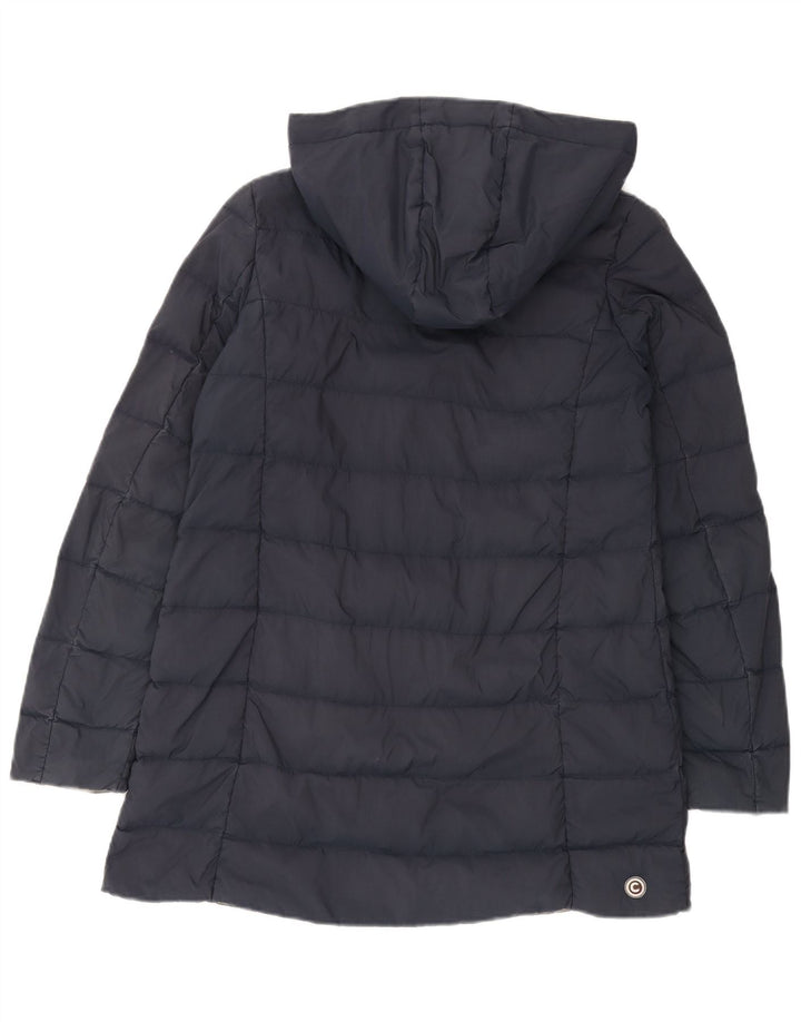 Colmar Damen Wattierte Jacke mit Kapuze IT 44 Medium Marineblau Polyamid