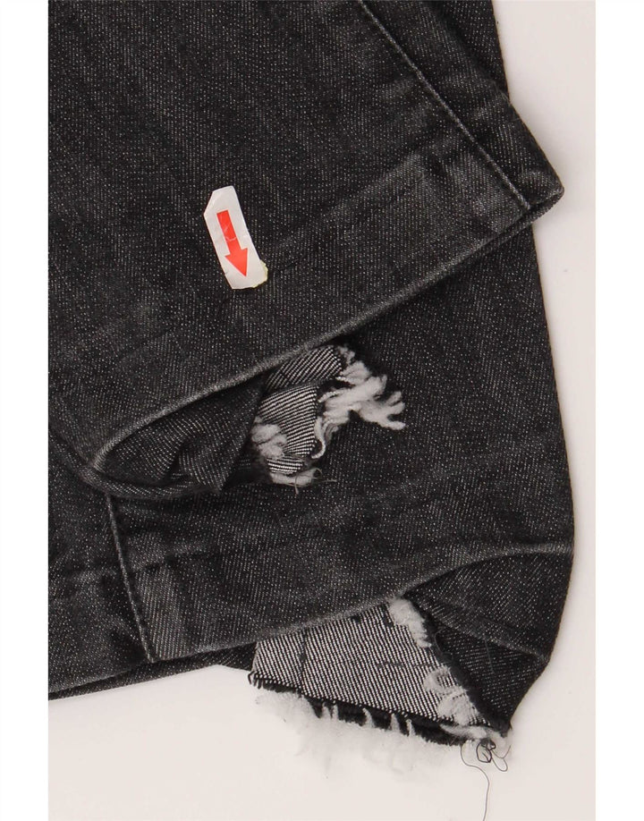 Guess Damen Crop Slim Jeans W29 L26 Grau