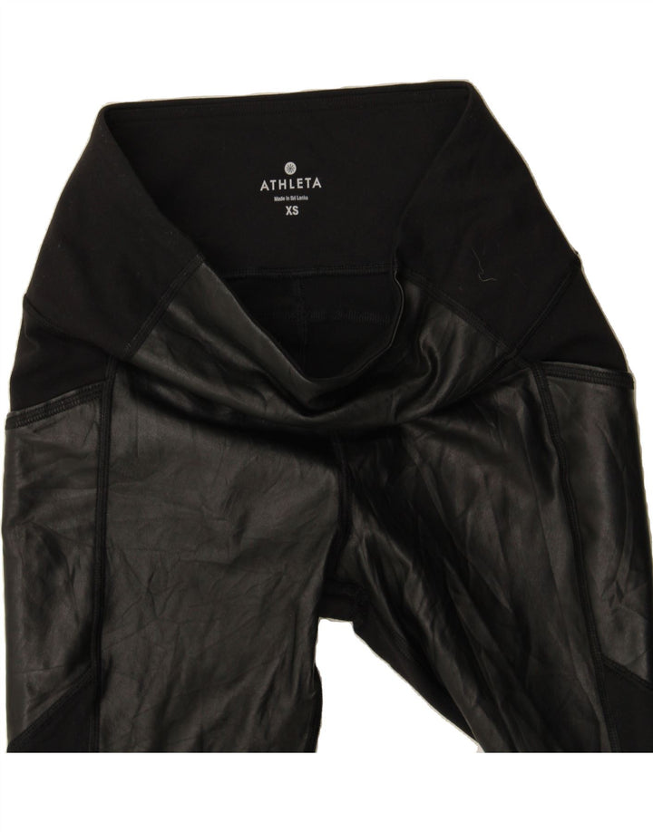 ATHLETA Womens Leggings UK 6 XS  Black Vintage Athleta and Second-Hand Athleta from Messina Hembry 