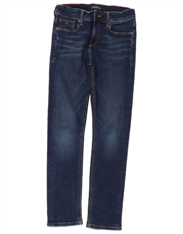 TOMMY HILFIGER Slim-Jeans für Jungen, 11–12 Jahre, W28, L27, blaue Baumwolle
