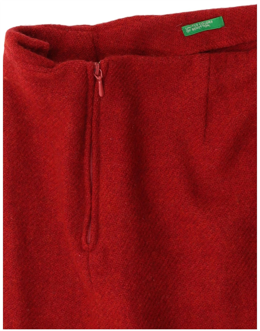 BENETTON Damen Minirock W26 Small Burgund