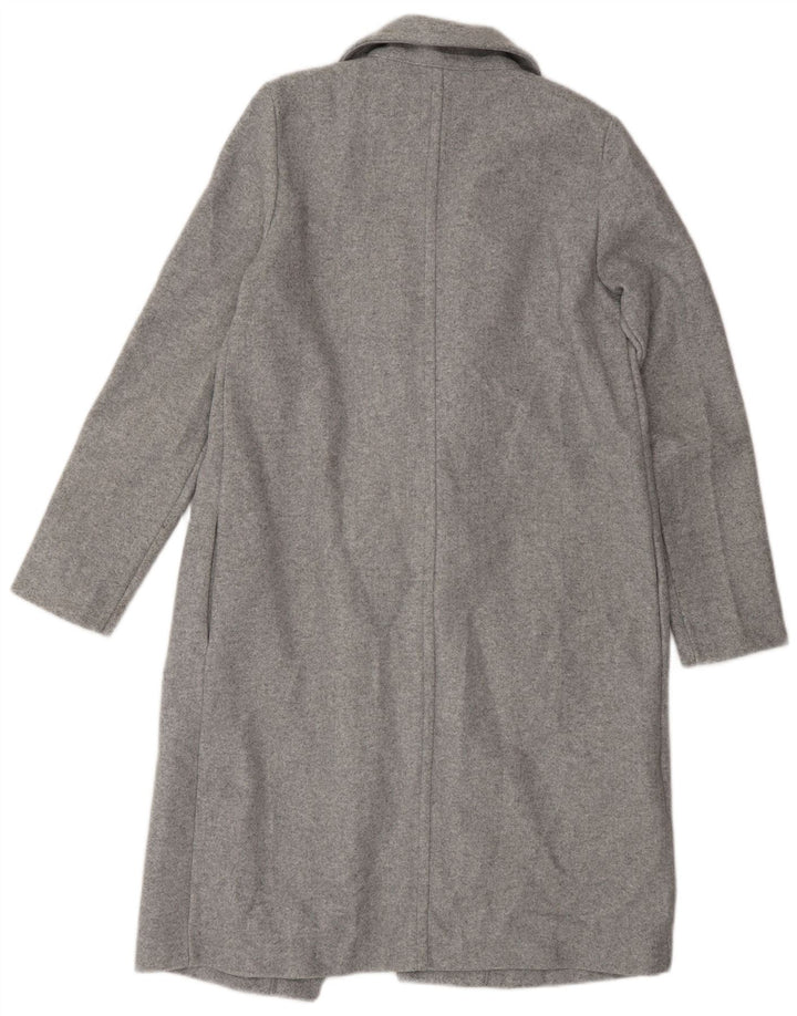 Zara Womens Open Overcoat UK 10 Small Grau