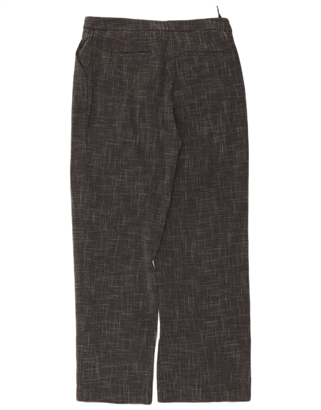 Marks & Spencer Damen Chinohose UK 10 Small W30 L29 Grau kariert