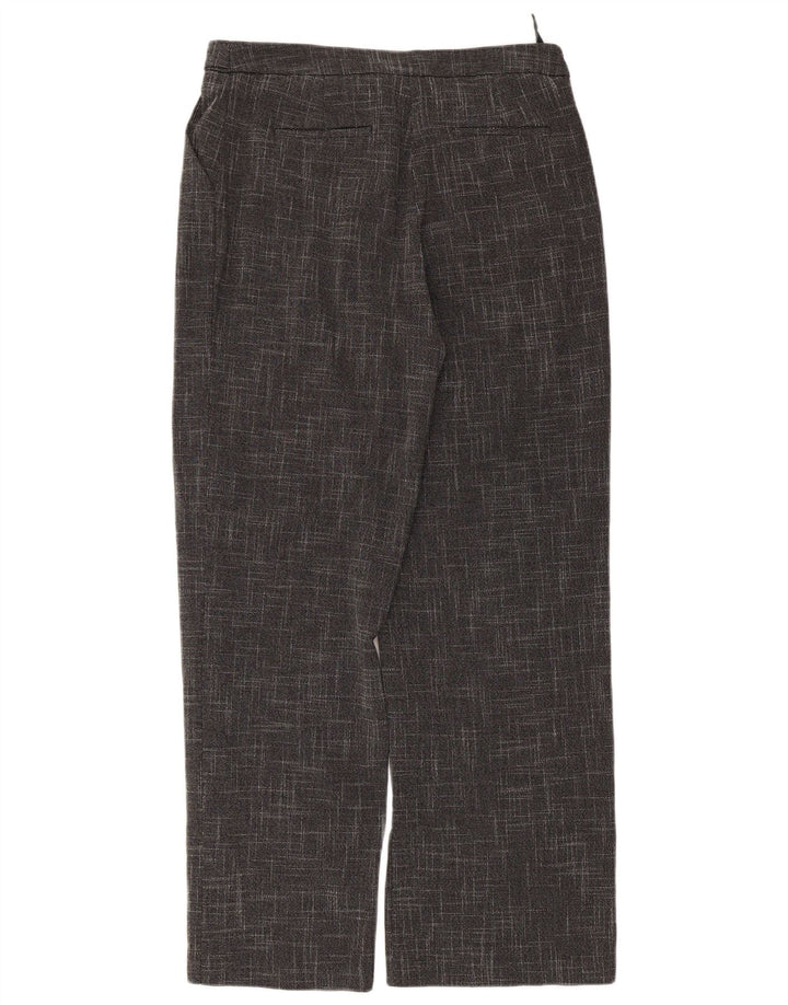 Marks & Spencer Damen Chinohose UK 10 Small W30 L29 Grau kariert
