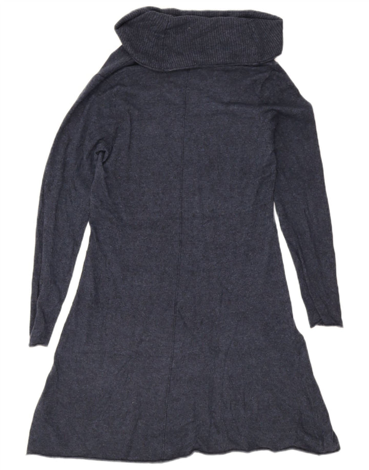 White Stuff Damen-Pulloverkleid, Gr. 44, mittlere marineblaue Viskose