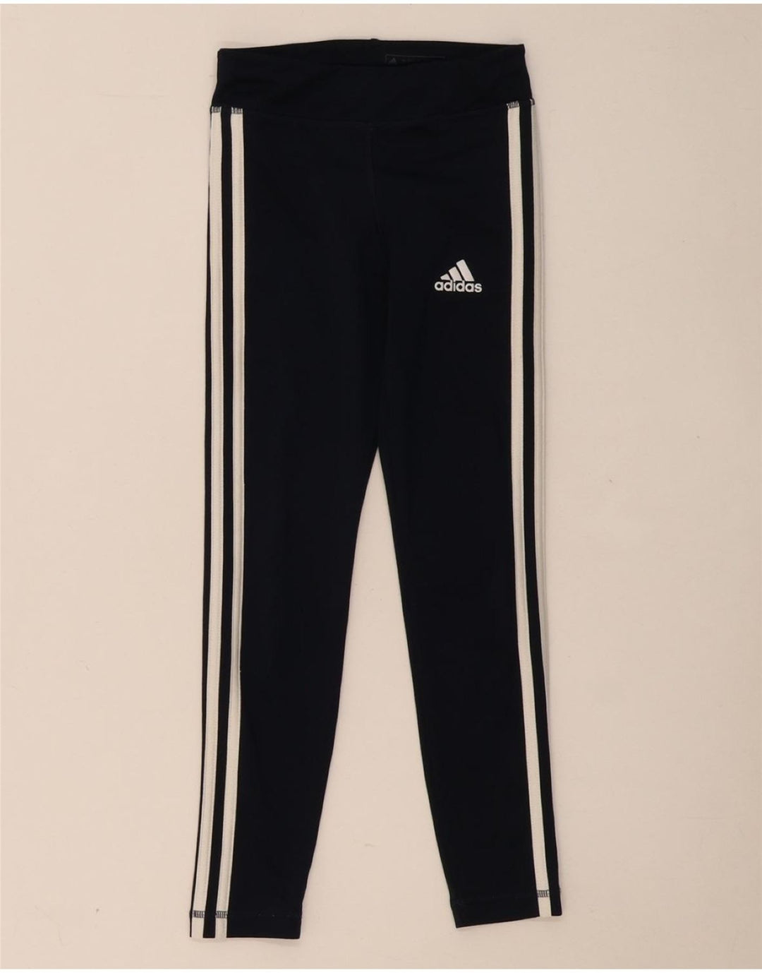 ADIDAS Climalite-Leggings für Mädchen, 9–10 Jahre, marineblaues Polyester