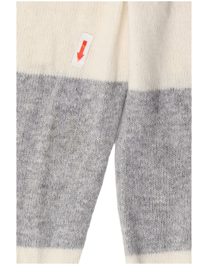 Crew Clothing Damen-Pullover mit Rundhalsausschnitt, Gr. 12, Mittel, gebrochenes Weiß