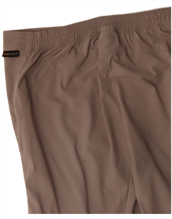 Jack Wolfskin Damen Bermudashorts UK 12 Medium W34 Khaki Polyamid