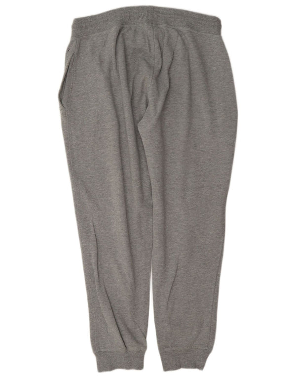 Ellesse Herren-Trainingshose, Jogginghose, groß, graue Baumwolle