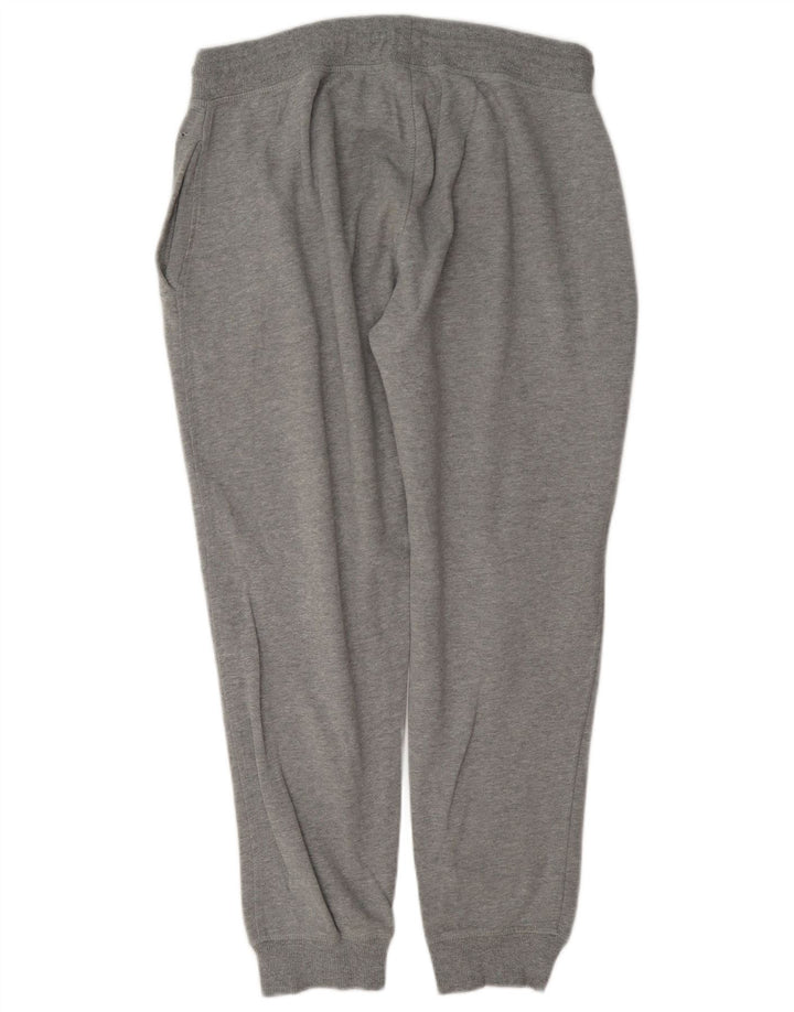 Ellesse Herren-Trainingshose, Jogginghose, groß, graue Baumwolle