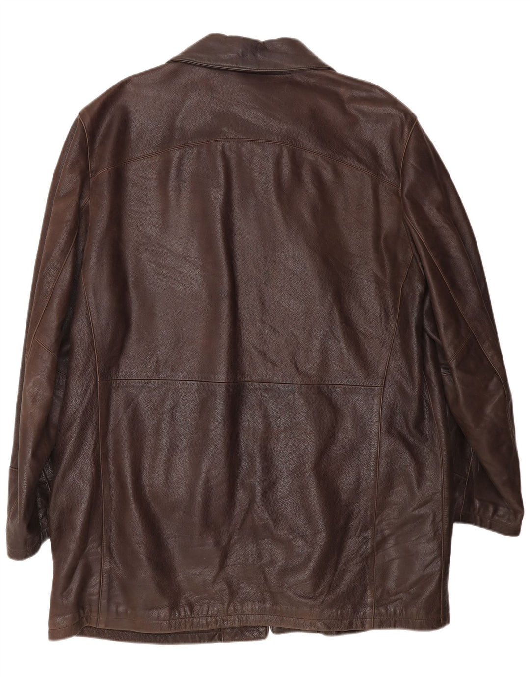 Stewart Herren Ledermantel UK 44 2XL Braunes Leder