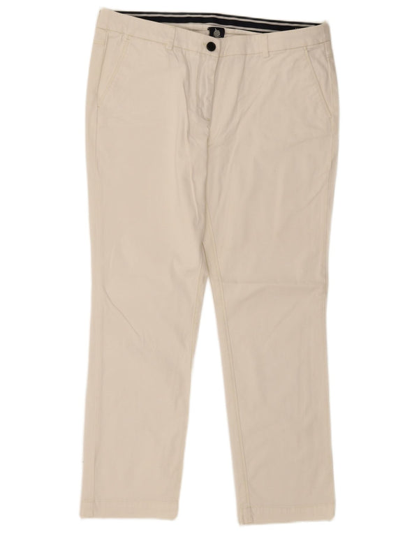Gerade geschnittene Hose für Damen von Marina Yachting, IT 48, XL, W34, L23, Weiß