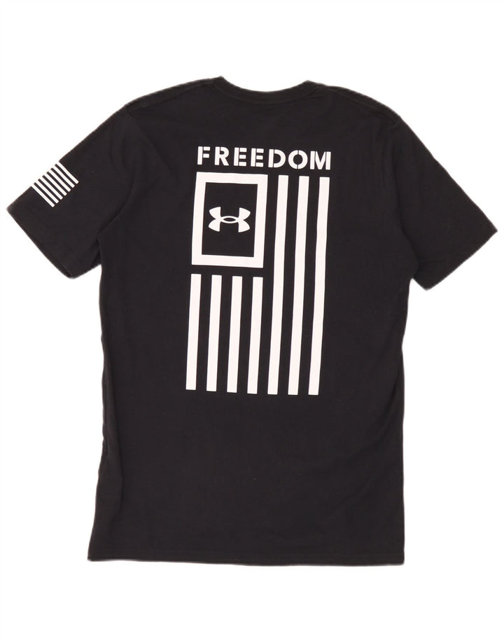 Under Armour Herren-T-Shirt mit Grafik, Größe S, schwarze Baumwolle