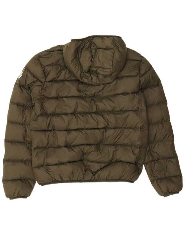 North Sails Herren-Jacke mit Kapuze, gepolstert, UK 40, Größe L, Khaki, Polyamid
