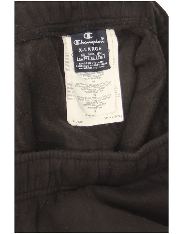 Champion Herren-Trainingshose XL, schwarze Baumwolle