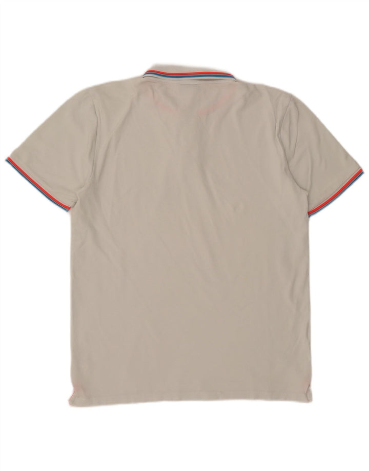 Sundek Herren-Poloshirt XL, weiße Baumwolle