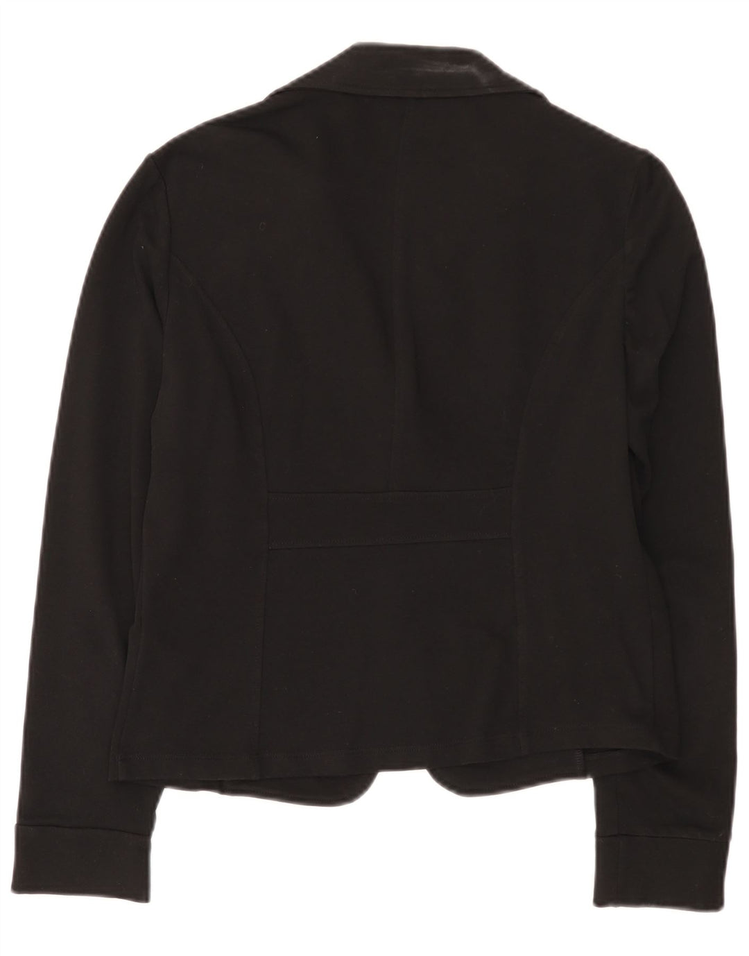 Liu Jo Damen 1-Knopf-Blazerjacke UK 18 XL Schwarz Baumwolle