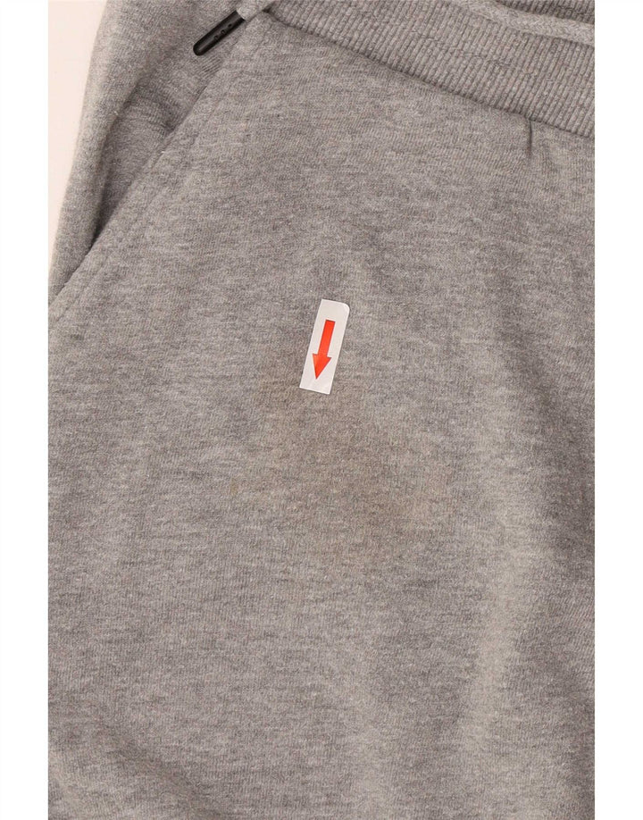 Jack & Jones Herren-Trainingshose, Jogginghose, mittelgrau gefleckte Baumwolle