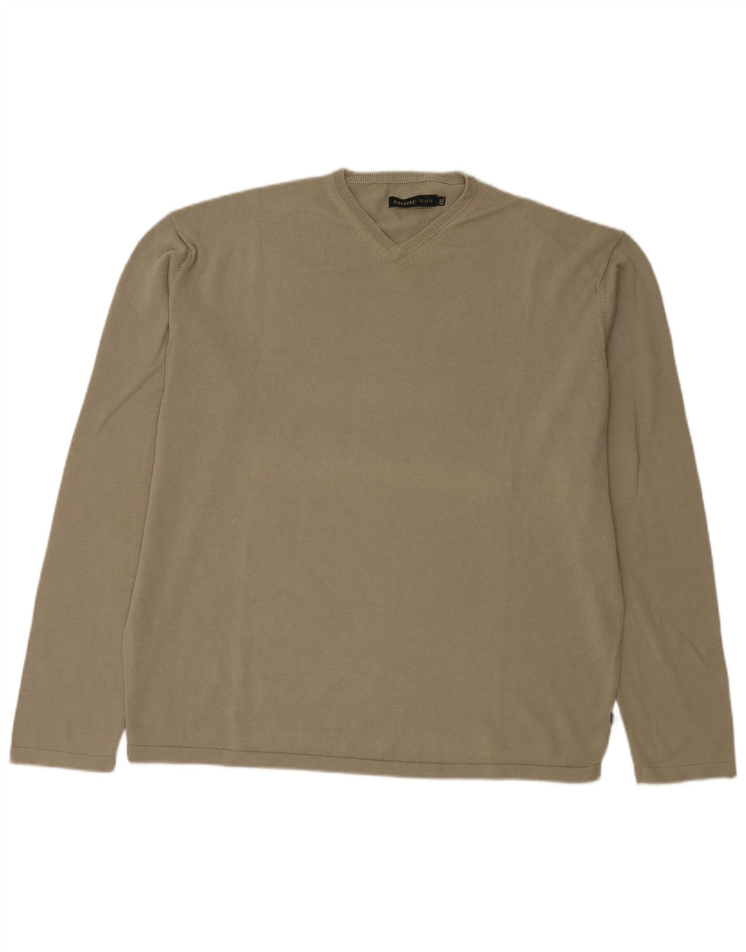Dockers Herren Khakis V-Ausschnitt Pullover Pullover 2XL Khaki