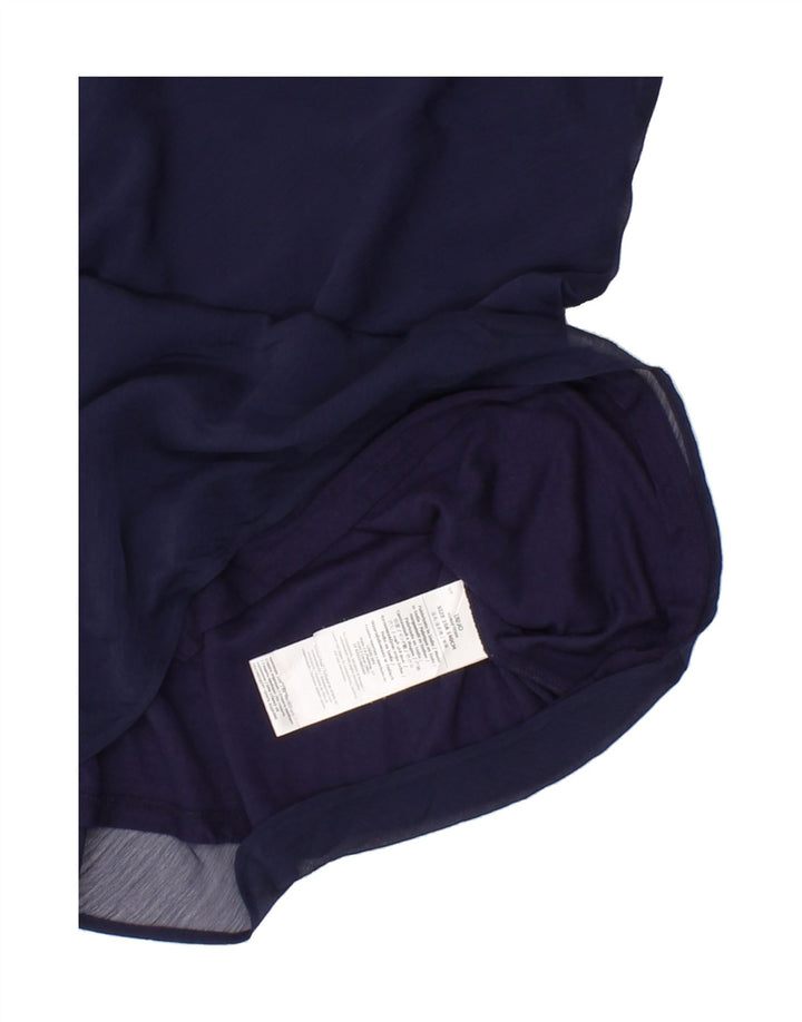 LIU JO Girls Basic Dress 9-10 Years Navy Blue Polyester Vintage Liu Jo and Second-Hand Liu Jo from Messina Hembry 