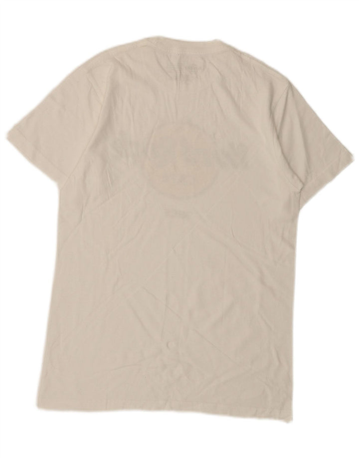 Hard Rock Cafe Herren-T-Shirt mit schöner Grafik, Größe S, aus weißer Baumwolle