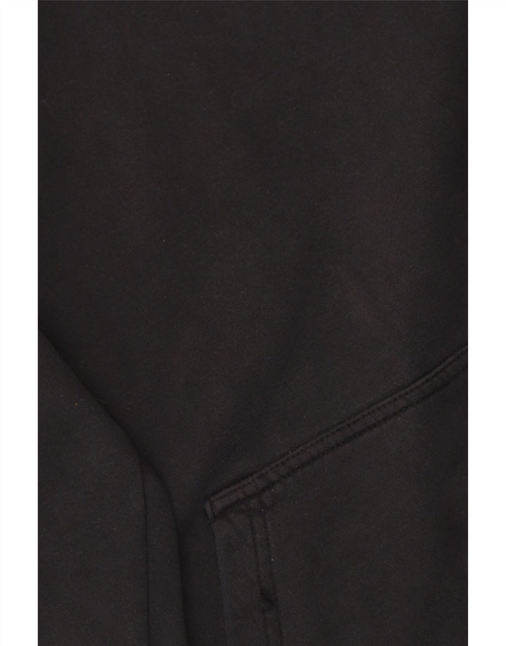 Nike Herren-Hoodie-Pullover aus mittelschwarzer Baumwolle