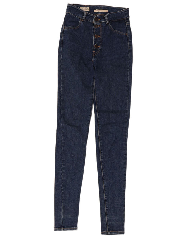 Levi's Damen Mile High Super Skinny Jeans W25 L31 Blau