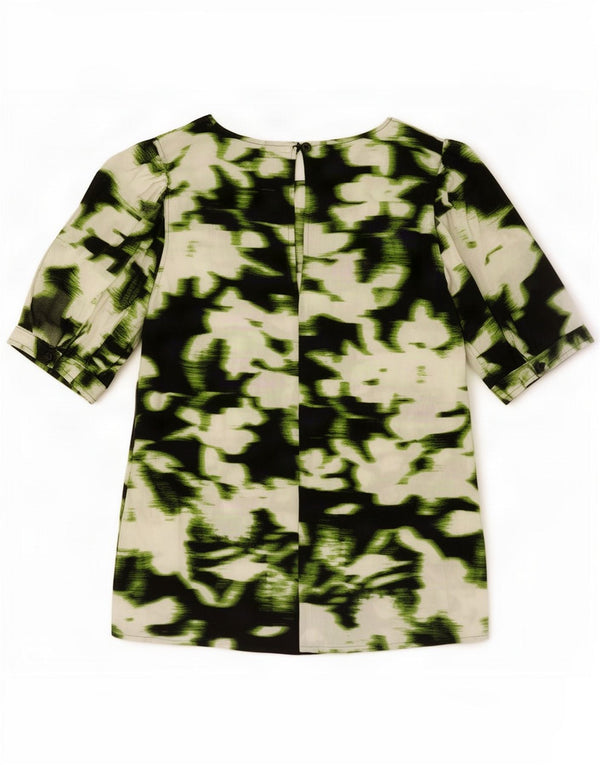 Marks & Spencer Womens Blouse Top UK 10 Small Multicoloured Floral Viscose