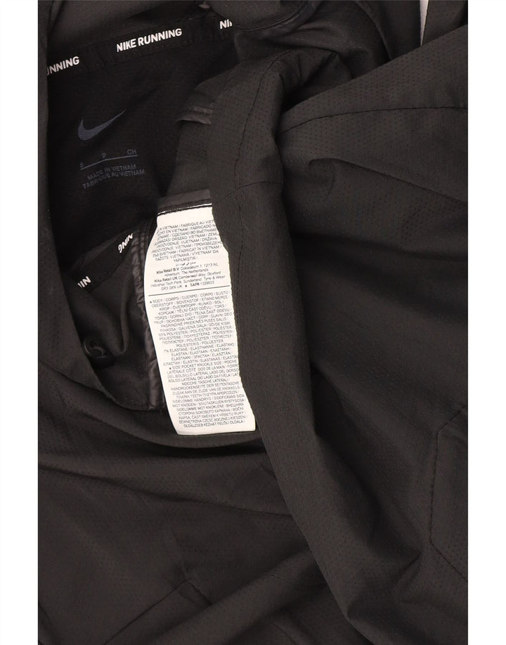 Nike Herren Kapuzen-Trainingsanzugoberteil Jacke Klein Schwarz Polyester