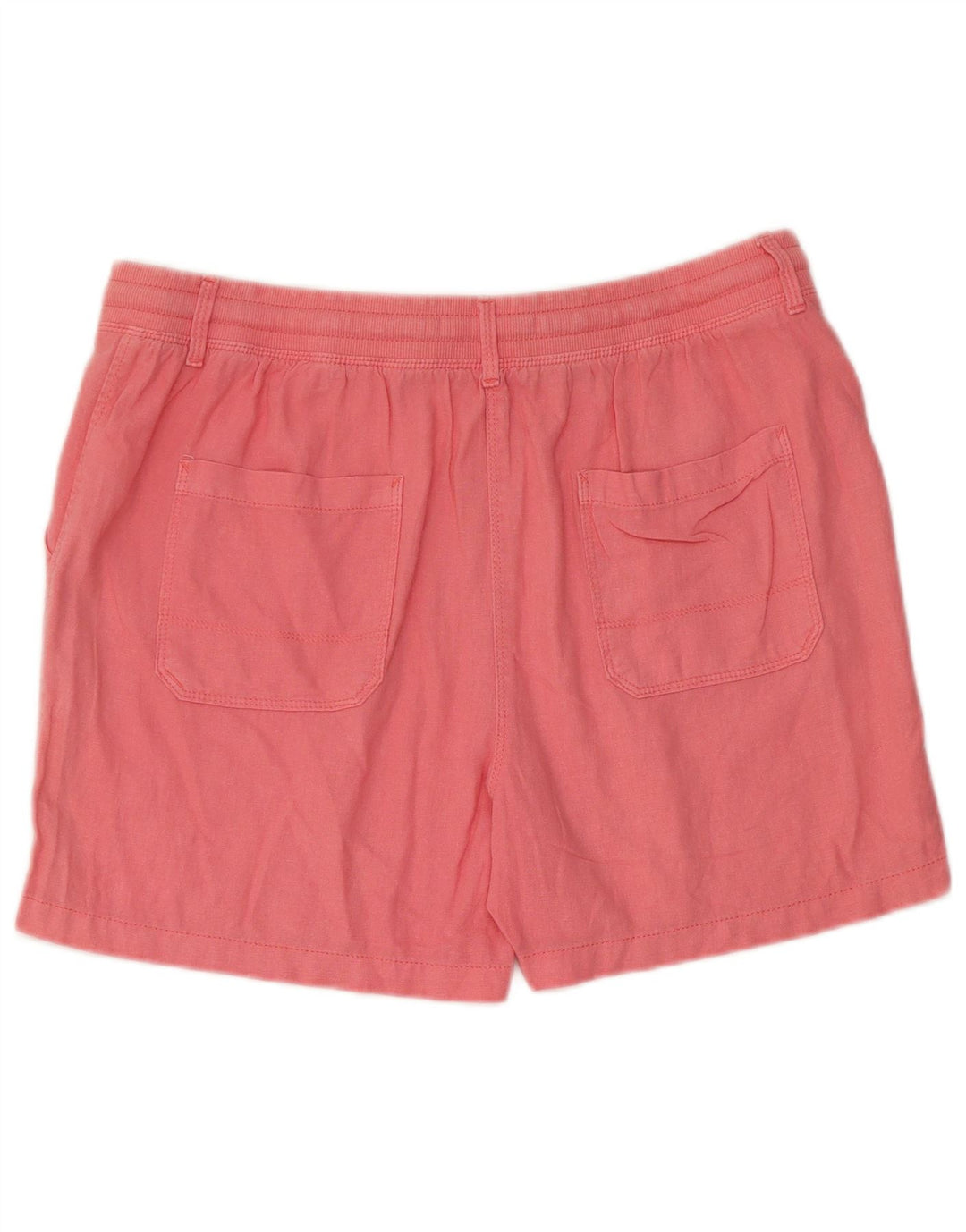 Marks & Spencer Damen Shorts UK 14 Large W34 Rosa Leinen