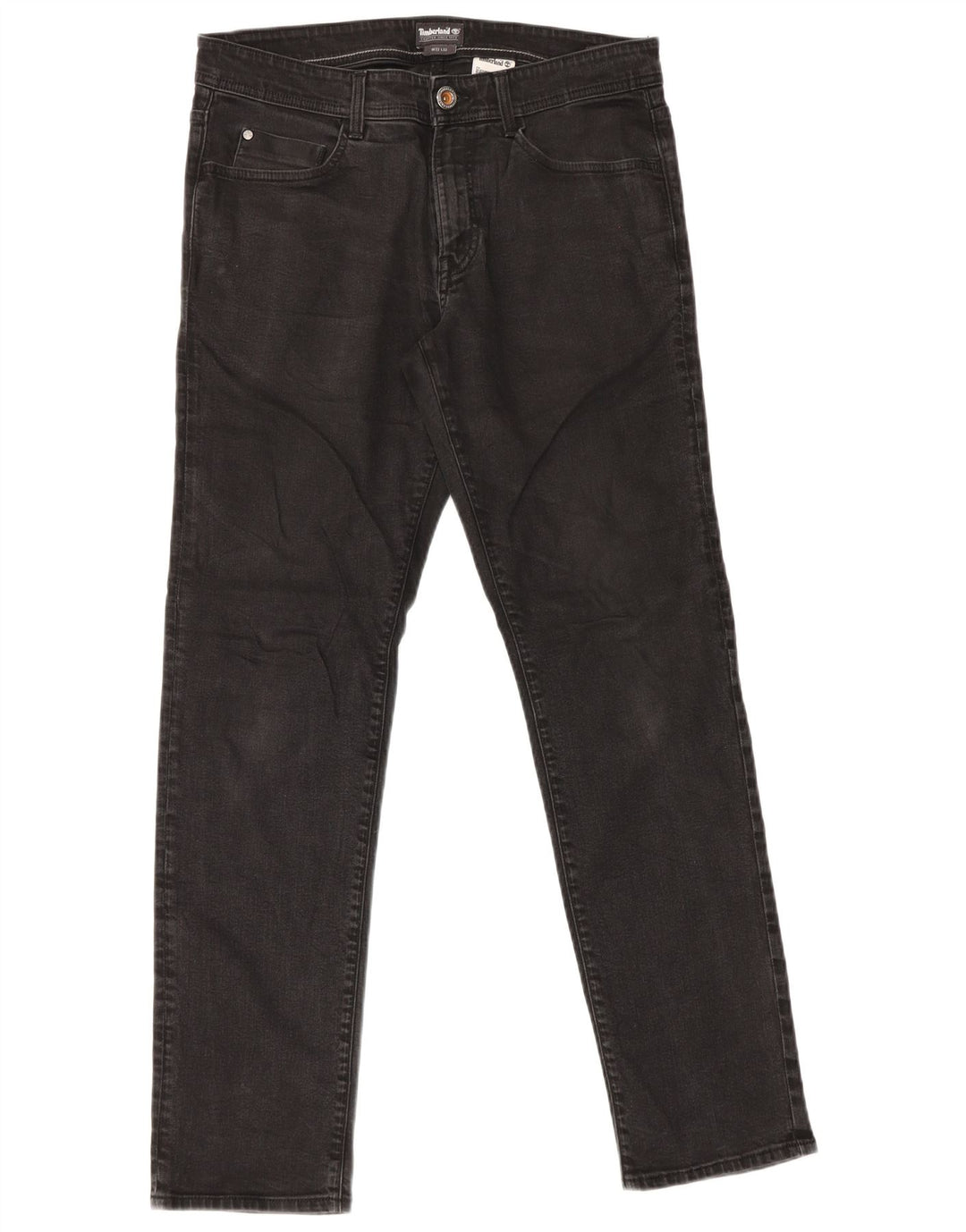 Timberland Herren Slim Jeans W32 L32 Schwarze Baumwolle