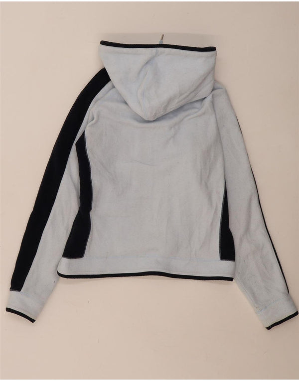 CHAMPION Fleecejacke mit Kapuze für Damen, UK 16, Größe L, Blau, Farbblock