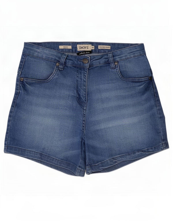 Dack's Damen Jeansshorts IT 44 Medium W30 Blaue Baumwolle