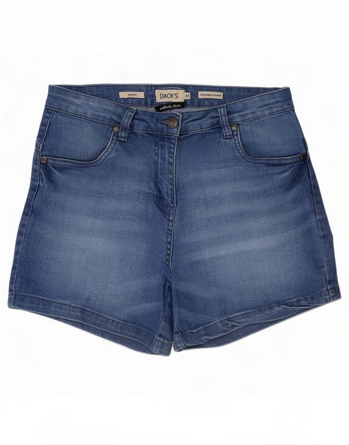 Dack's Damen Jeansshorts IT 44 Medium W30 Blaue Baumwolle