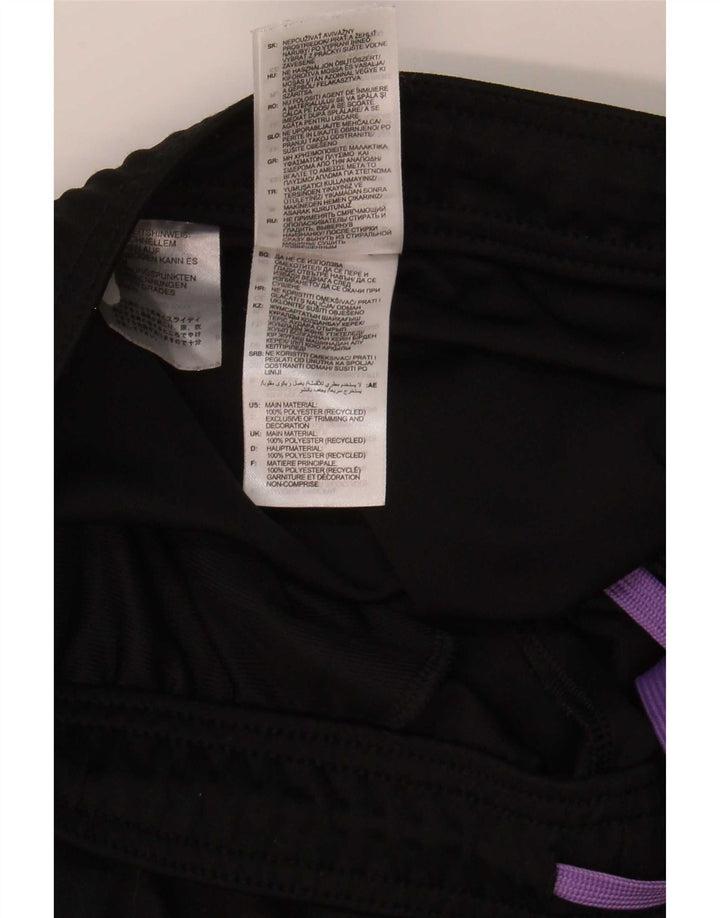 Adidas Damen-Trainingshose UK 12/14 Mittelschwarzes Polyester
