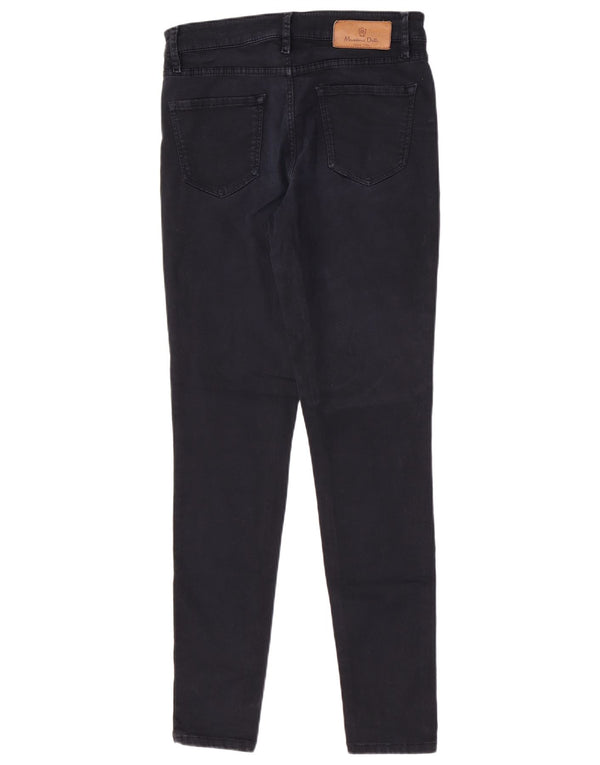 Massimo Dutti Damen Skinny Jeans EU 38 Small W28 L29 Marineblau Baumwolle