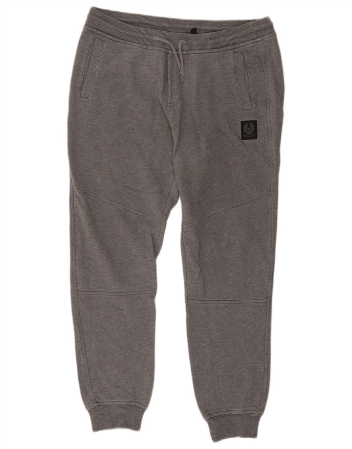 Belstaff Herren-Trainingshose, Jogginghose, Größe L, Grau