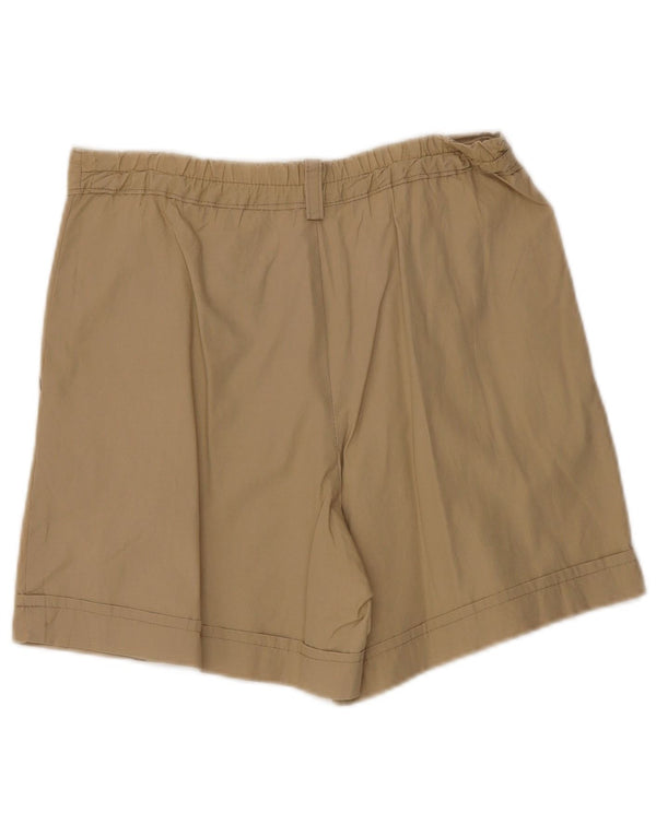 VINTAGE Damen-Chinoshorts mit hoher Taille, W30 Mittelbeige