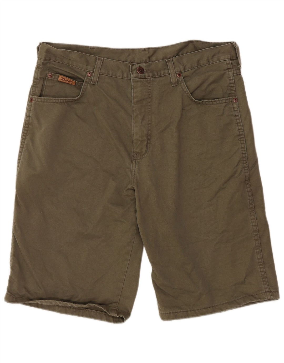 WRANGLER Herren Hawaii Casual Shorts W34 Große Khaki Baumwolle
