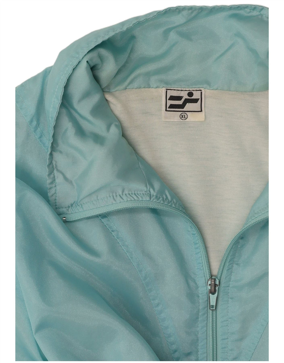 VINTAGE Herren-Trainingsanzug-Top-Jacke XL Blau