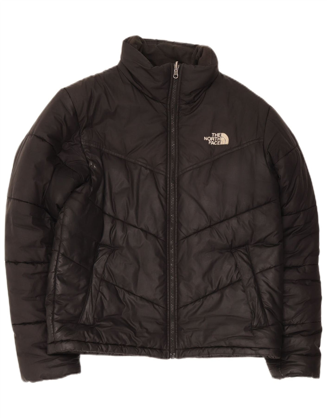 The North Face Herren Wattierte Jacke UK 36 Small Schwarz Polyester