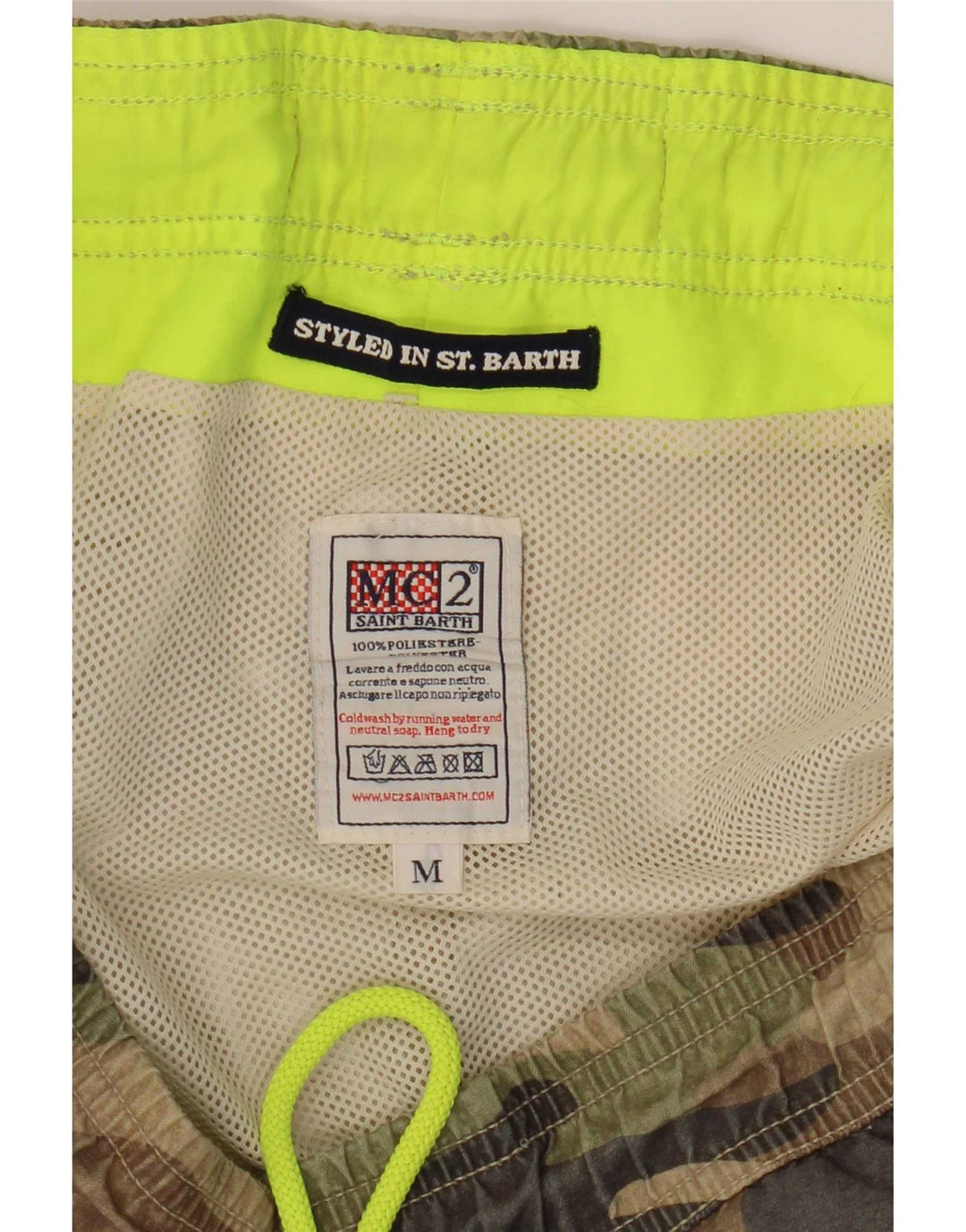 MC2 SAINT BARTH Herren Badeshorts Medium Khaki Polyester