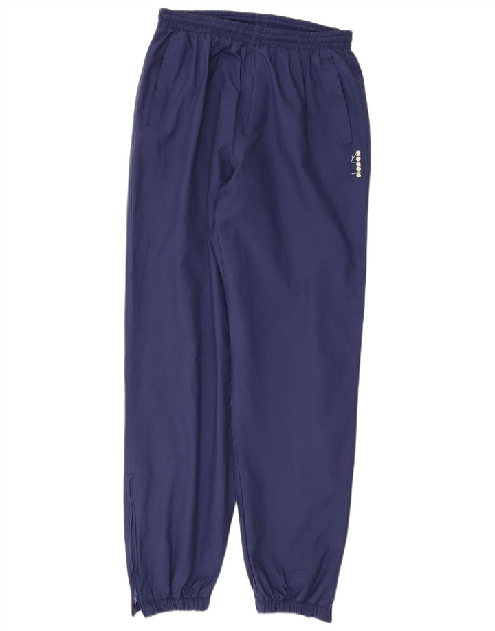 Diadora Herren-Trainingshose, Jogginghose, groß, marineblau, Polyester
