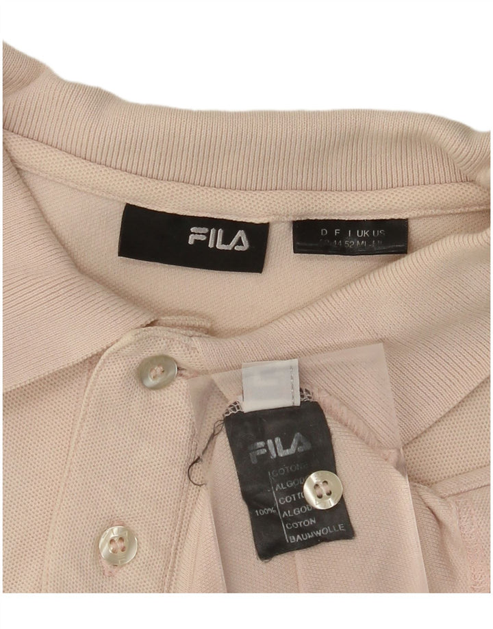 FILA Herren Poloshirt Mittelbeige Baumwolle