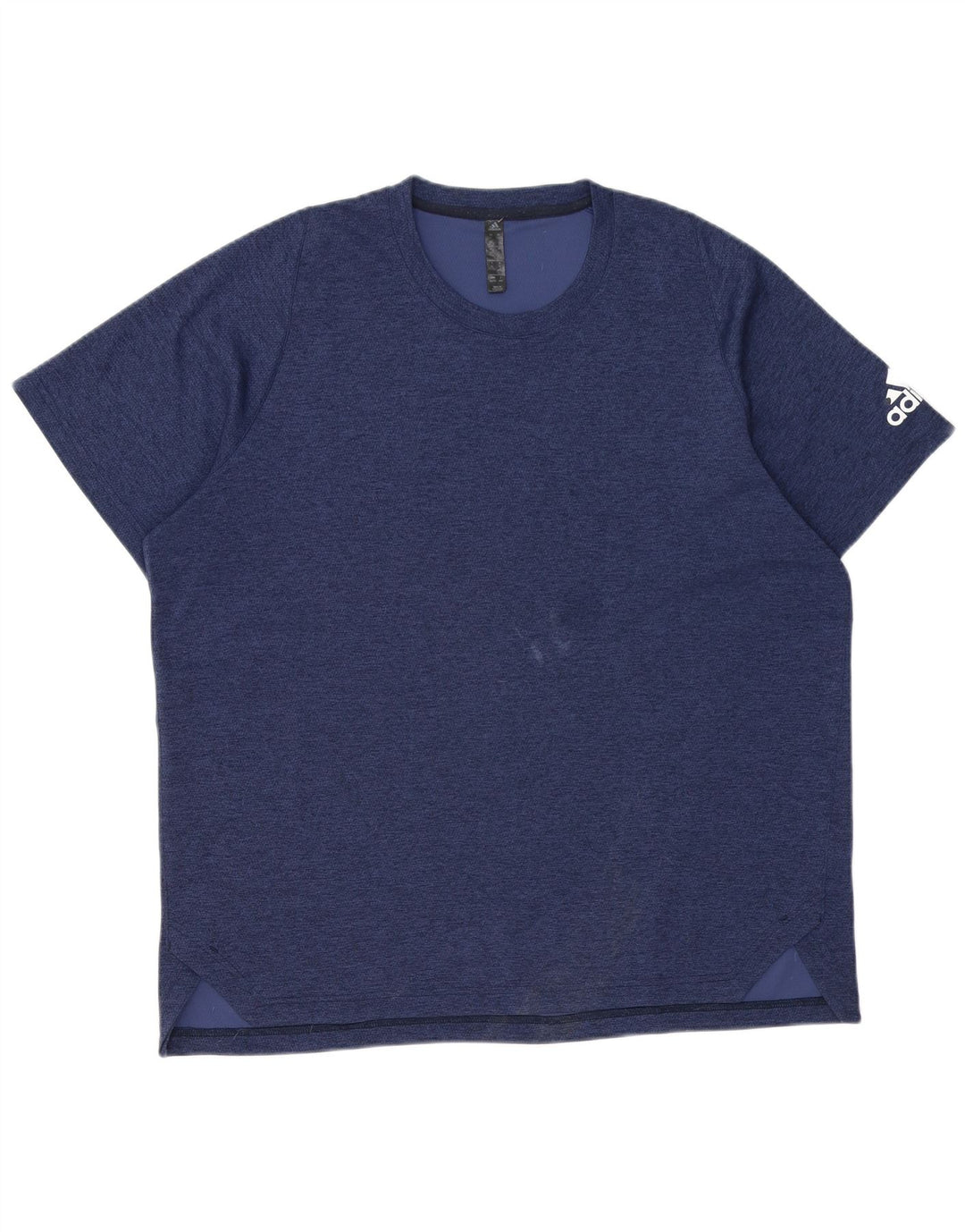 Adidas Herren T-Shirt Top XL Marineblau Polyester