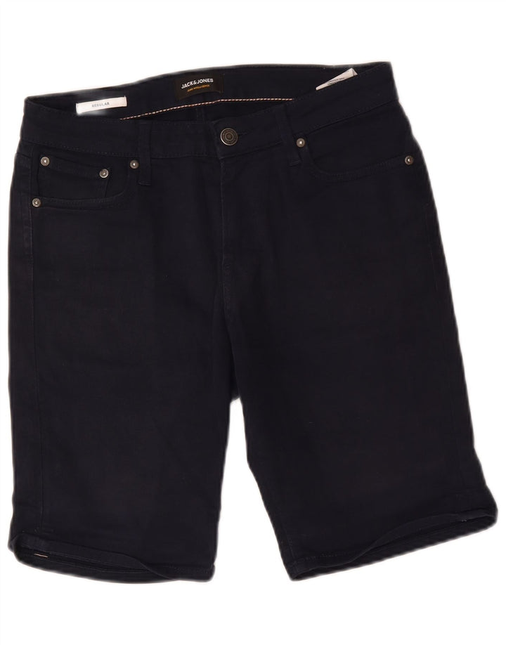 Jack & Jones Herren-Jeansshorts, normal, Größe S, W29, Marineblau, Baumwolle