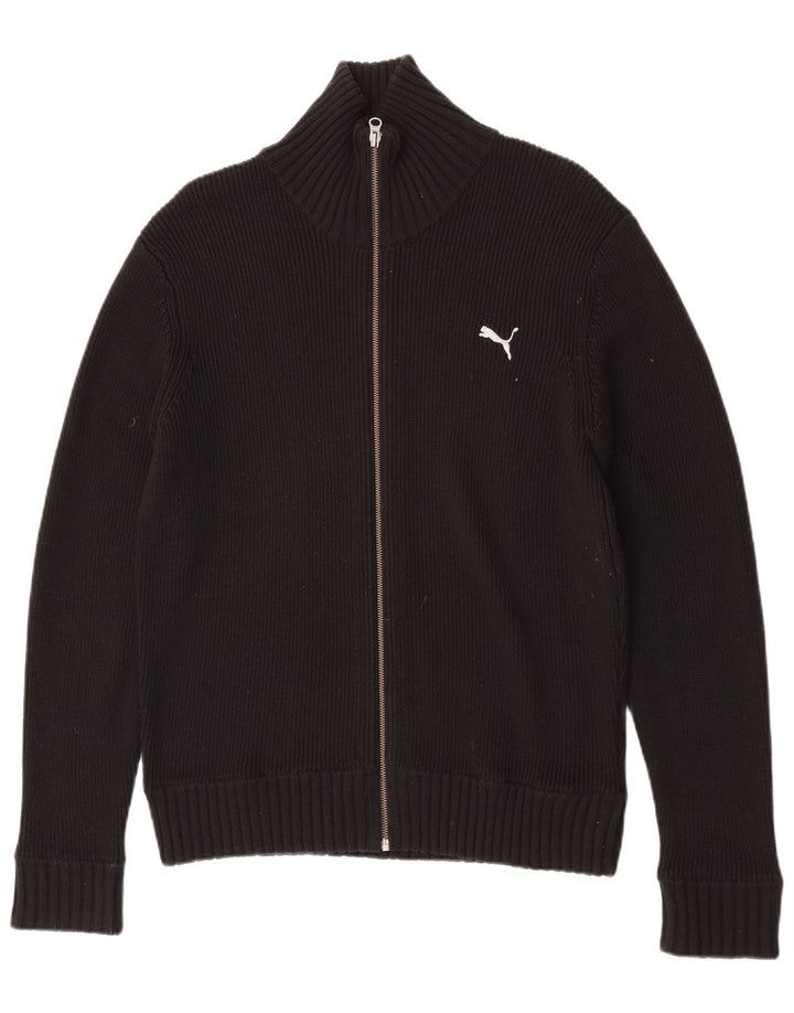 Puma Herren Strickjacke, Größe L, Schwarz
