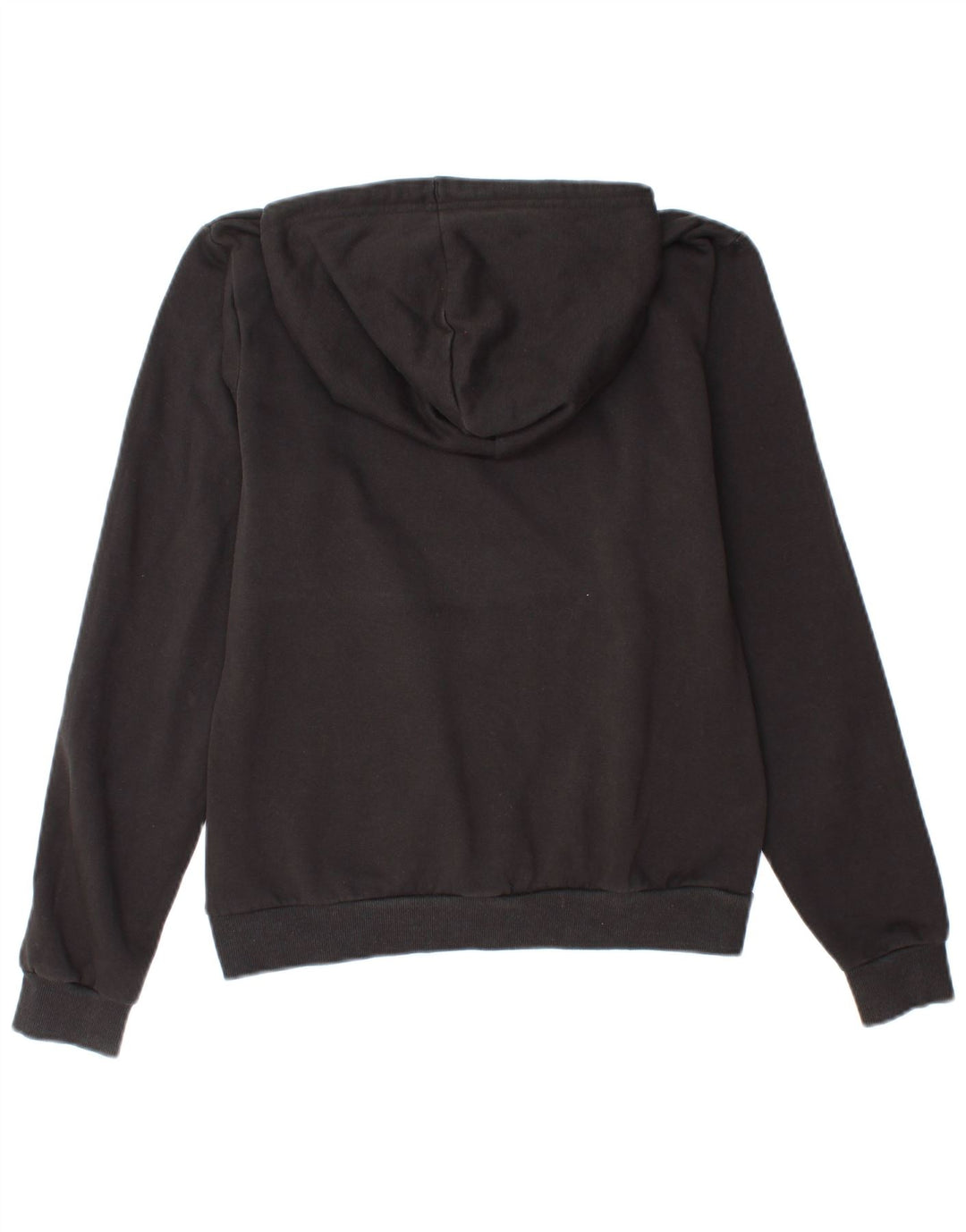 Puma Womens Graphic Hoodie Pullover UK 12 Mittelschwarze Baumwolle